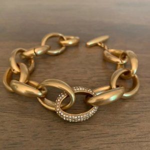 Stella & Dot Pave Chain Link Bracelet